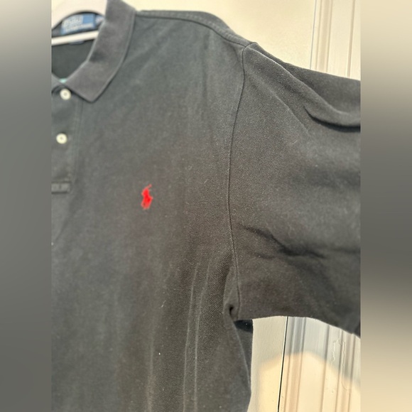 Vintage 90s Polo Ralph Lauren Mens Sz: XXL Black Polo Top. Red Pony. - Picture 8 of 9